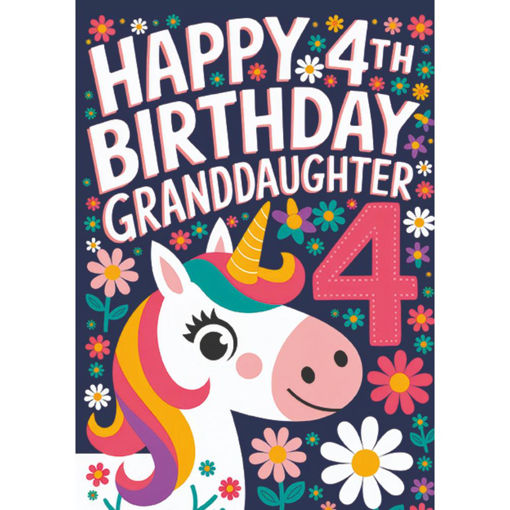 Picture of HAPPY 4TH BIRTHDAY GRANDDAUGHTER
